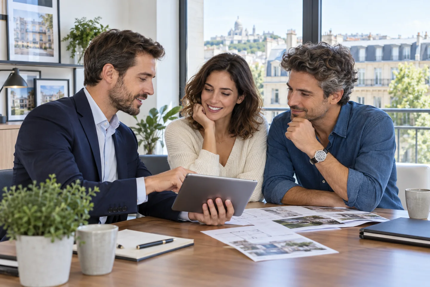 Rendez-vous avec un professionnel de l’immobilier, visuel d’illustration
