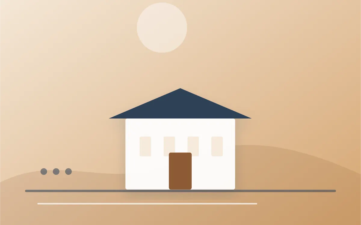 Illustration éditoriale du guide « Résidence secondaire : planifier l’entretien sur douze mois »