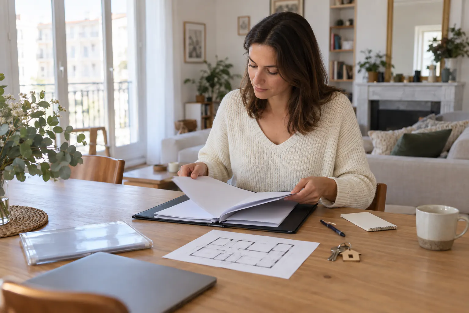 Préparation de documents immobiliers pour acheter