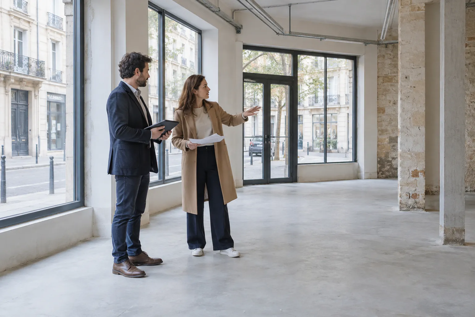 Visite d’un local professionnel avec étude de ses usages et contraintes